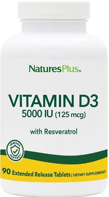 Витамин D3 Nature's Plus Ultra Vitamin D3 125 мкг 5000 МЕ 90 таб Киев - изображение 1