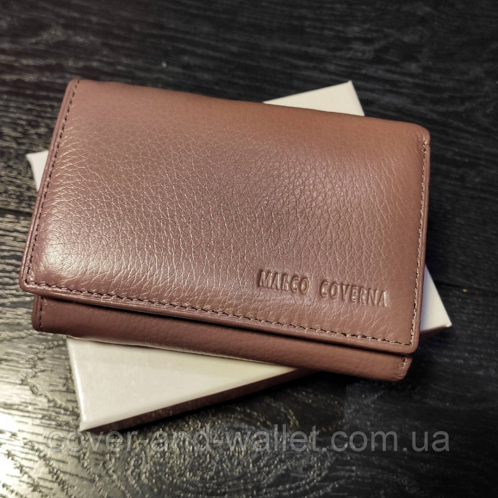 Маленький женский кошелек на магнитах цвет пудровый Marco Coverna MC-1419 Киев - изображение 1