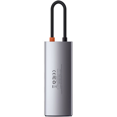 Концентратор Baseus USB3.1 Type-C to USB Type C PD 100W/HDMI 4K 60 Hz/3*USB 3.2 Gen1/ 5in1 (CAHUB-CX0G) Вінниця - фото 9