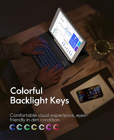 Фирменный защитный чехол Chesona с Bluetooth клавиатурой для iPad 10.2 (2019/20/21)/pro10.5(2017)/Air 3 10.5 Днепр - изображение 7