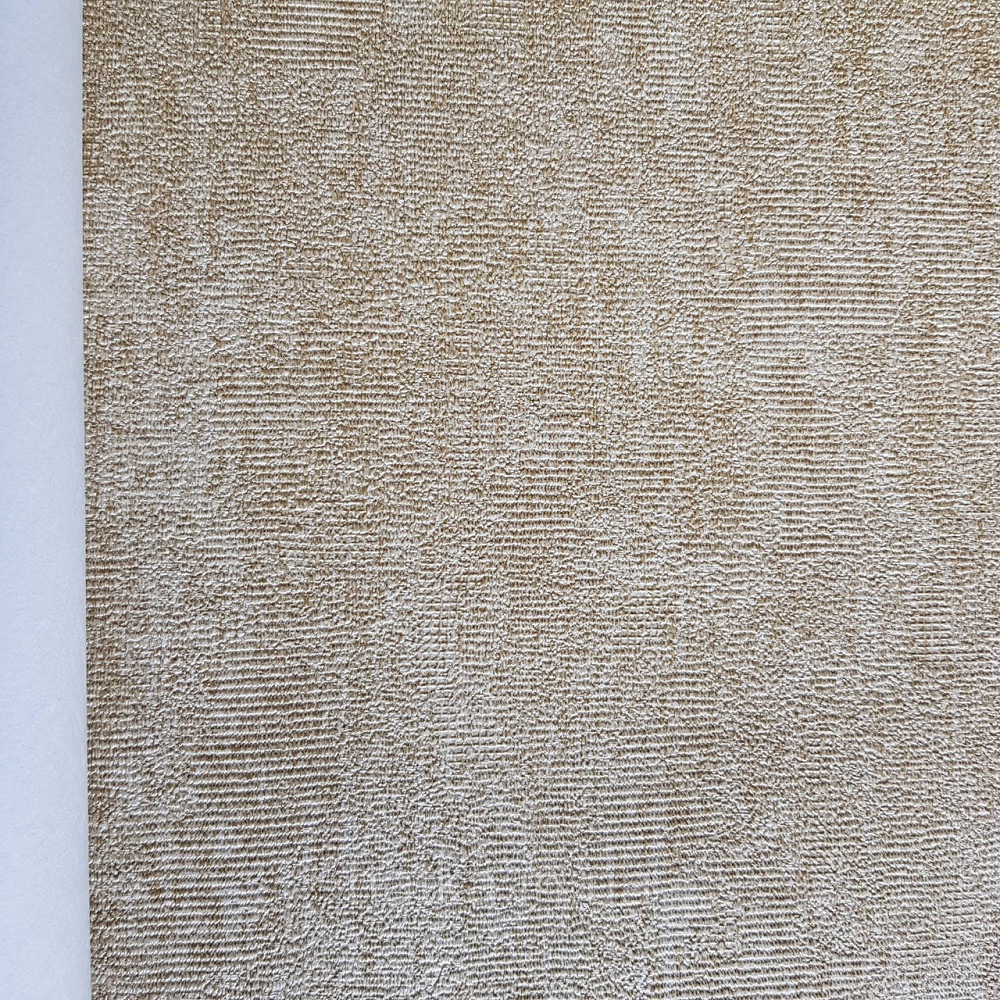 Шпалери метрові вінілові на флізелін Yuanlong Samsara однотонні ефект потертості під штукатурку золотисті Київ - фото 3