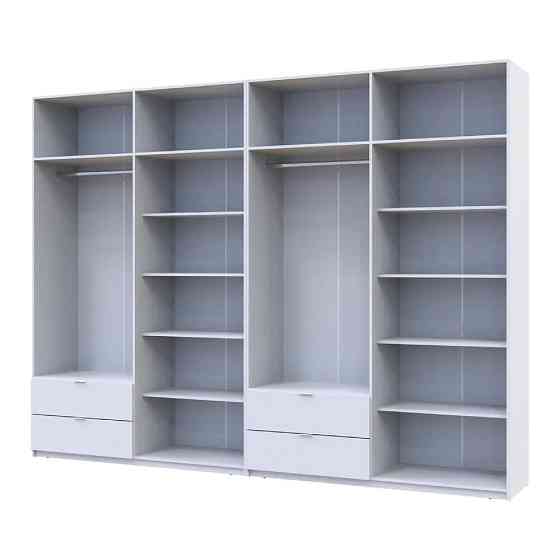 Шкаф для одежды Doros Лукас Белый 4+4 ДСП 320х50х240 DRS-011690 (42005126) Днепр