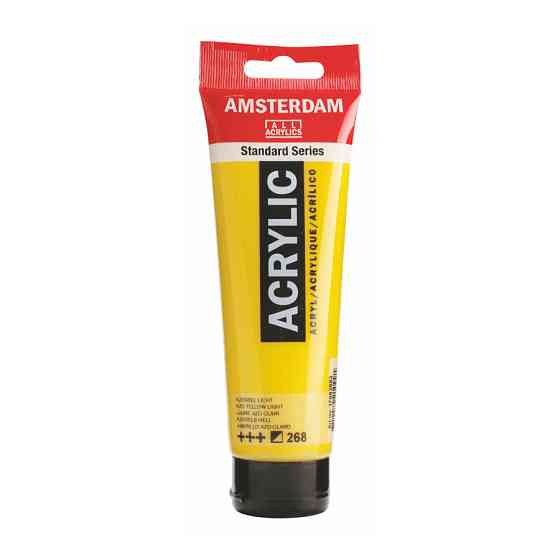 Краска акриловая AMSTERDAM(268) AZO Желтый светлый 120 мл Royal Talens Киев