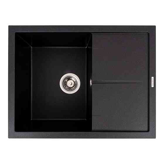 Гранітна мийка VALESO CRIPTA 6550 матова Чорний металік Коломыя