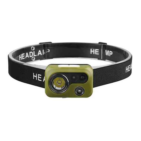 Фонарик с аккумулятором налобный 5Вт, IP54 Днепр