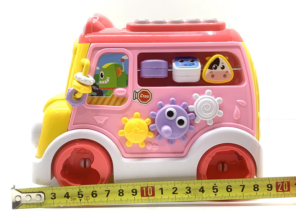 Музичний автобус TK Group українське озвучування казки пісні вірші сортер Блакитний (10891) Чернигов - изображение 9