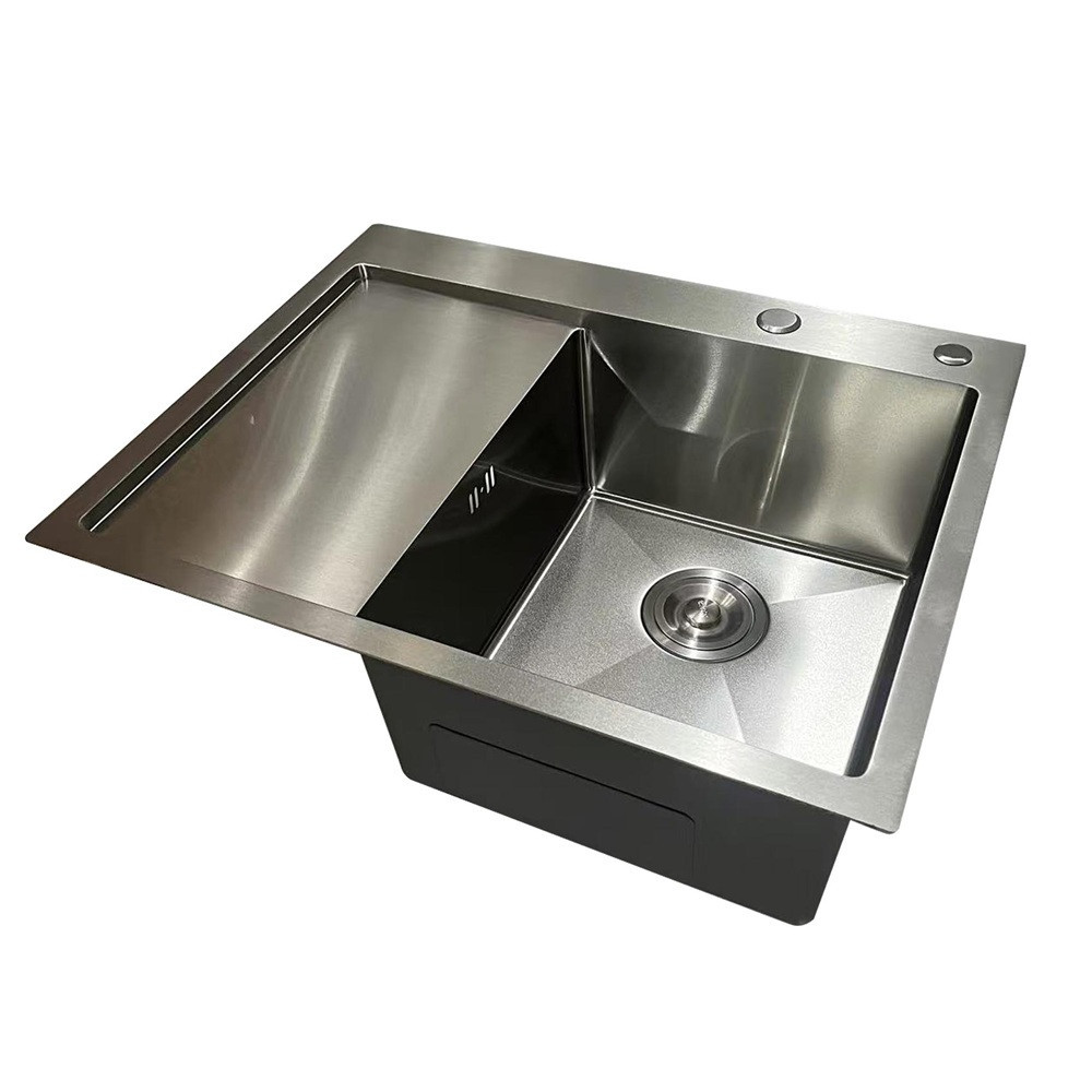 Кухонна мийка з нержавіючої сталі Mixxus MH6350R Nano-Silver 3.0/0.8 колір нержавійка MI7046 Харків - фото 2