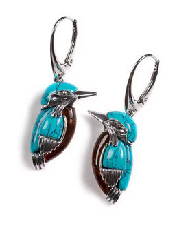 Сережки молодіжні Пташки Київ - фото 2