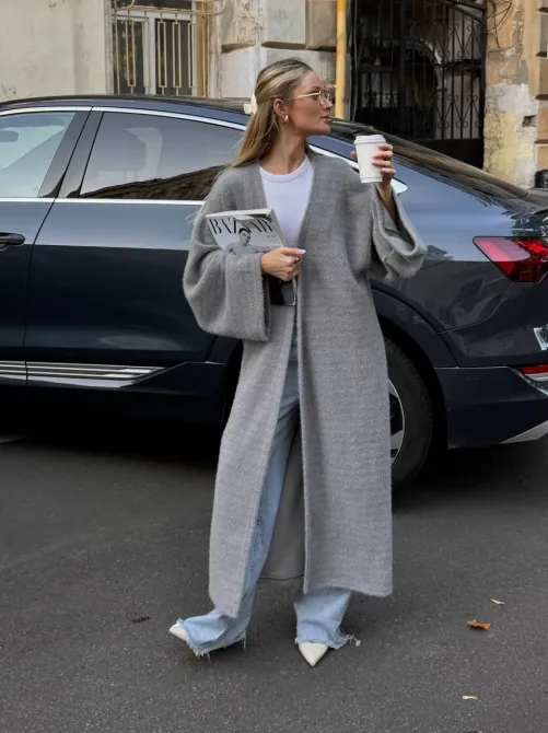 Подовжений кардиган – універсальний та стильний елемент гардеробу для будь-якої пори року. Одеса - фото 8