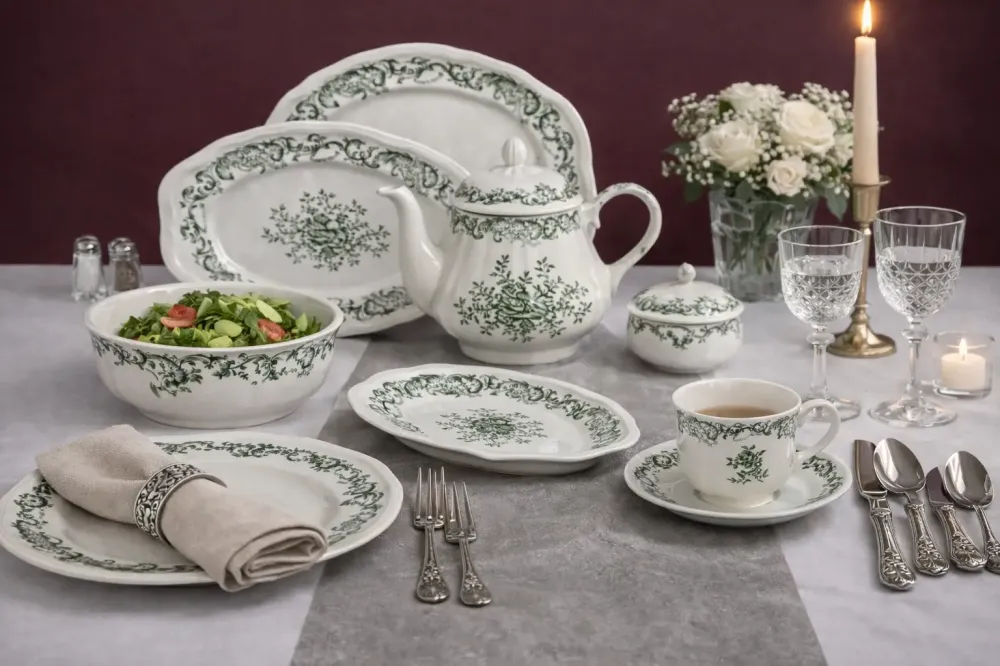 Столовый сервиз на 6 человек 34 предмета DY02 Коломия - фото 1