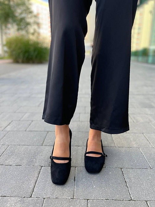 Loretta Балетки LORETTA чорні еко-замша размер 36-41 (E367-1) Коломия - фото 3