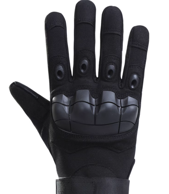 Чоловічі тактичні рукавички зимові Вікінг кісточки кісточки чорні на утяжці з гумкою на хутрі Одеса - фото 11