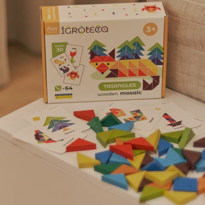 Розвиваюча іграшка Ігротеко Трикутна мозаїка 64 елементів (900194) Вінниця - фото 5