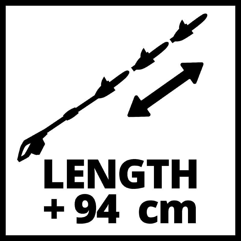 Висоторіз-кущоріз акумуляторний Einhell GE-HC 18 Li T- Solo : з АКБ 18V 4.0Ah, довжина шини/ножа 45см/40см,телескопічний Київ - фото 8