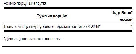 Эхинацея Swanson Echinacea 400 mg 180 капс Киев - изображение 4