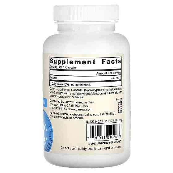 Инозитол Jarrow Formulas Inositol 750 мг 100 капс Киев