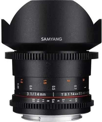 Об'єктив Samyang Об'єктив VDSLR 14mm T3.1 MK2 Canon RF (23052) Київ - фото 1
