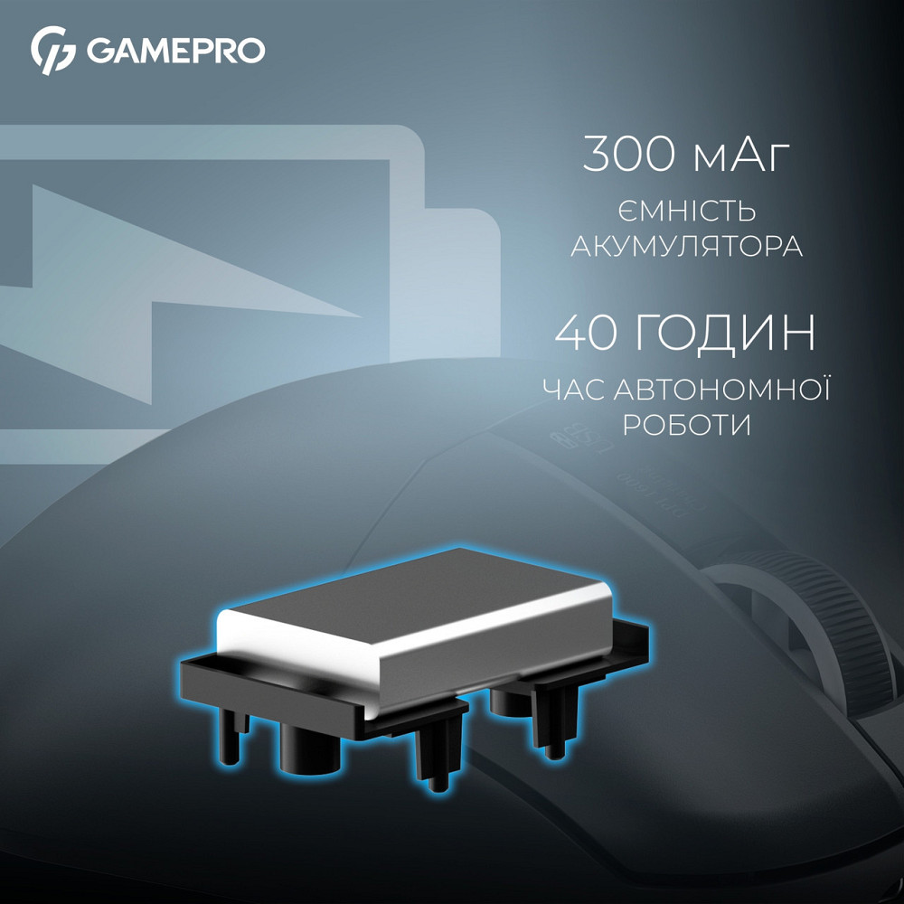 Миша бездротова GamePro Asgard Thor Black (GM023B) ( Чорний ) Харьков - изображение 4