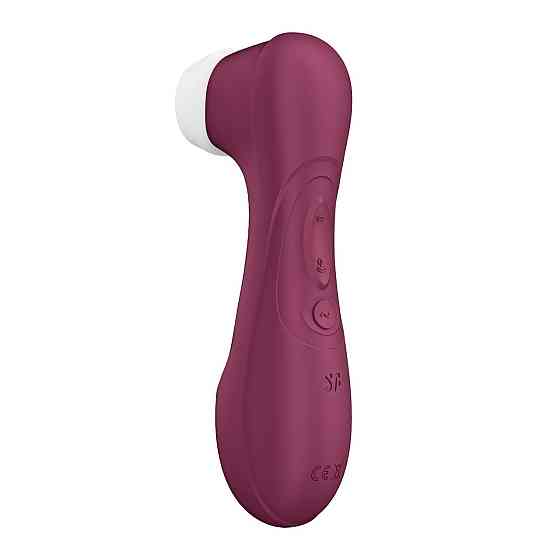 Вакуумний кліторальний стимулятор Satisfyer Pro 2 Generation 3 with Liquid Air Connect App Wіnе Red Sex Aura Київ