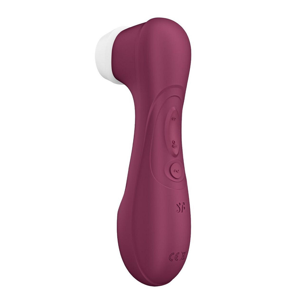 Вакуумний кліторальний стимулятор Satisfyer Pro 2 Generation 3 with Liquid Air Connect App Wіnе Red Sex Aura Київ - фото 4