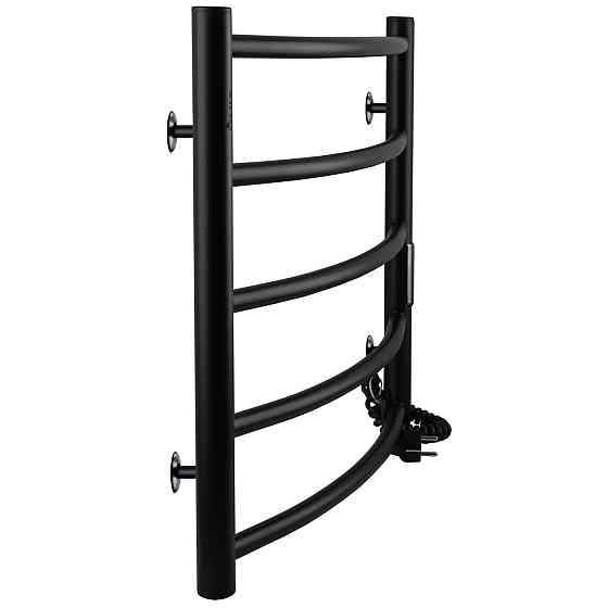 Рушникосушарка UNIO LD ЕU 500-500-5 BLK Лесенка Дуга электро черная Киев