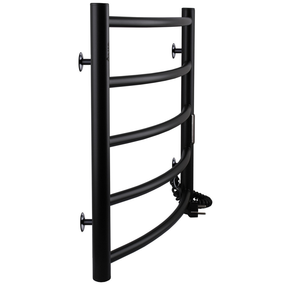 Рушникосушарка UNIO LD ЕU 500-500-5 BLK Лесенка Дуга электро черная Киев - изображение 4