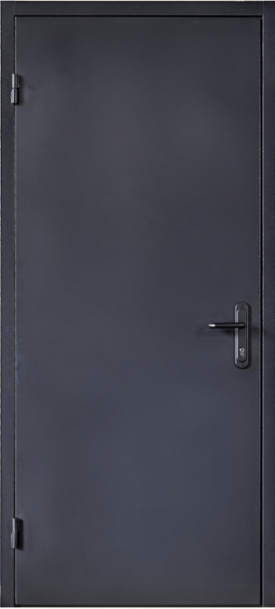 Двери входные техничесские Бастион Техно RAL 7024 860х2040 мм Киев - изображение 1