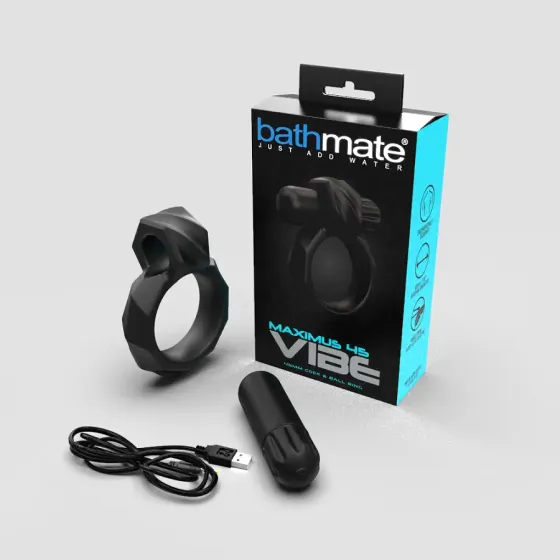 Ерекційне кільце з віброкулею Bathmate Maximus VIBE 45mm, перезаряджається Львів