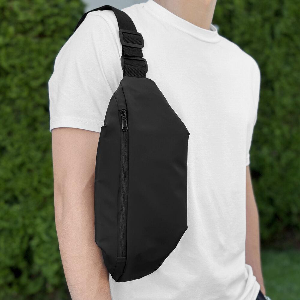 Мужская бананка черная Pobedov Minimal Киев - изображение 1