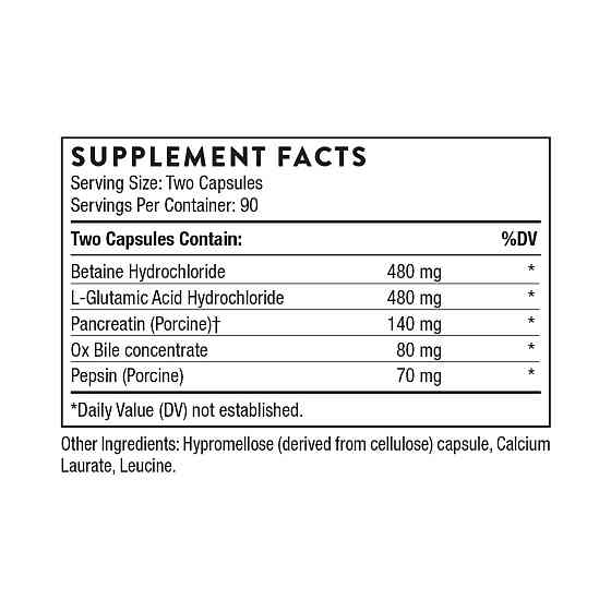 Комплекс ферментов Thorne Advanced Digestive Enzymes 180 caps Киев