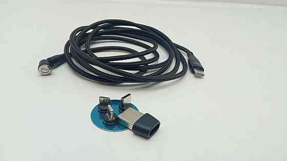 Магнітний зарядний кабель 3 в 1 Type - C, Micro USB, Lightning (Б клас) Луцк