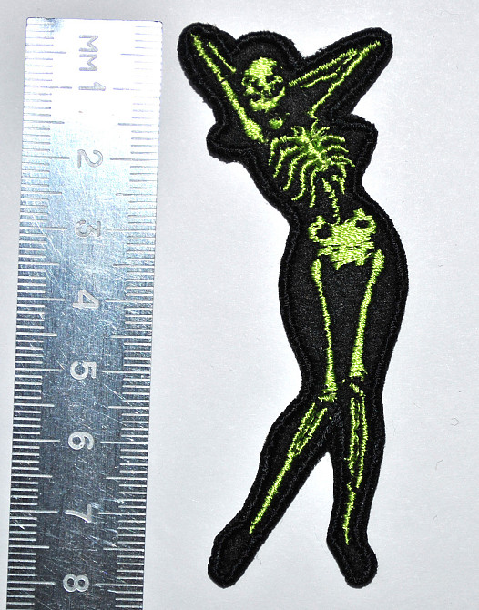 Нашивка патч Скелет женщины Запорожье - изображение 3