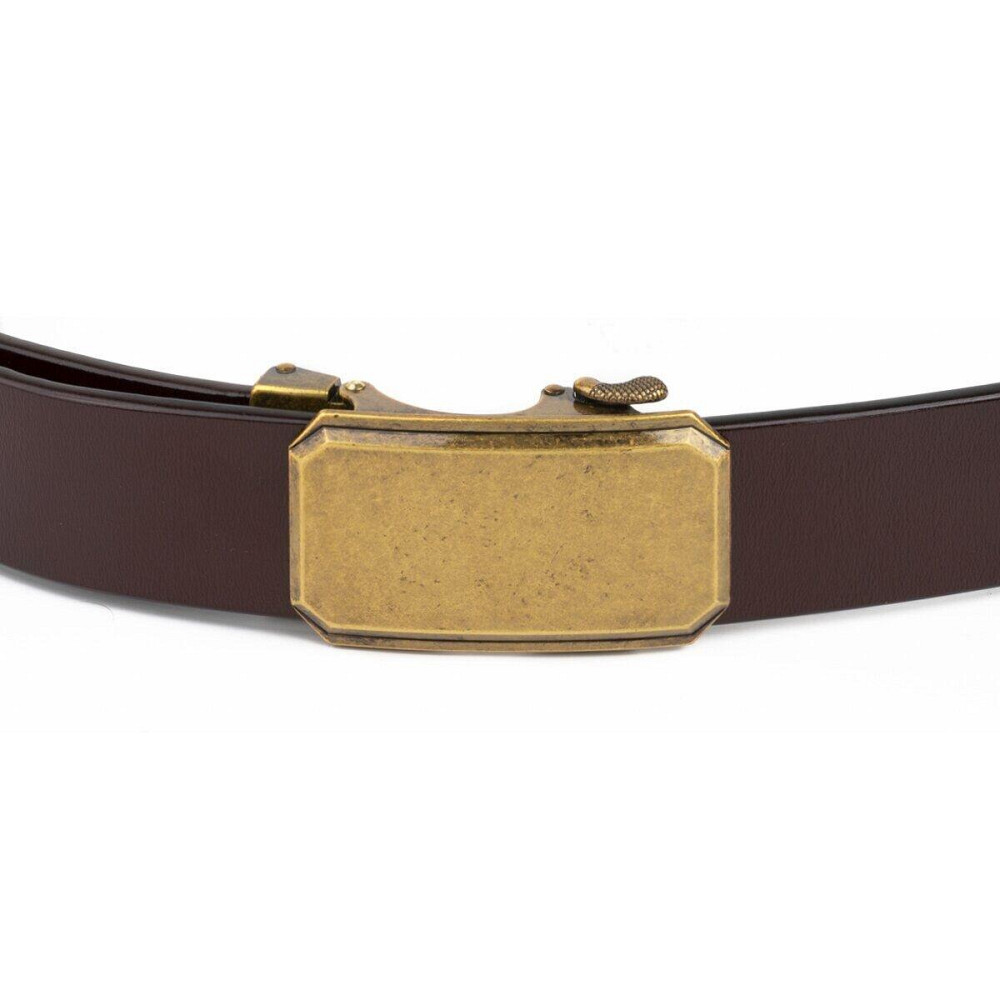 Ремінь чоловічий c латунною пряжкою Vintage 20276 Коричневий Київ - фото 6