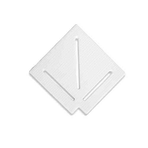 Кутовий елемент Aquaviva KK-15-1 Classic для переливної решітки 90° 145/25 мм (білий) Киев