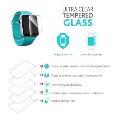 Стекло защитное Piko Apple Watch 38 mm (1283126487675) Винница