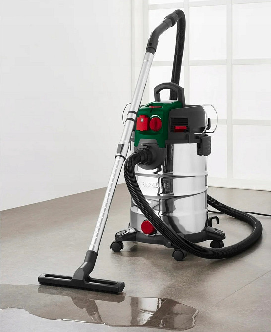 Пилосос будівельний 30 літрів для вологого та сухого прибирання Parkside (PWD 30 C1) Нововолинськ - фото 9