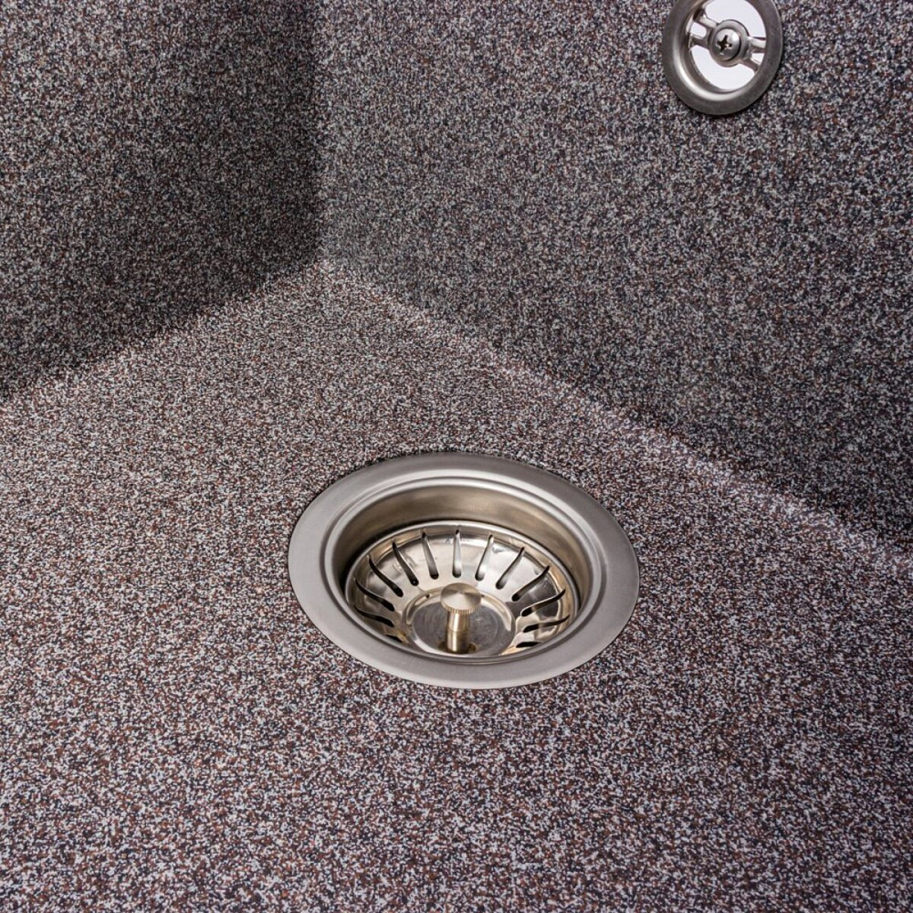 VALESO Гранітна мийка для кухні VALESO SOLID 7843 матова Мікс Київ - фото 5