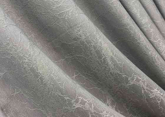 Комплект коротких штор VR-Textil Жакард Viva Marmo № 1781ш Світло-сірий 140х170 см 2 шт (35-0366) Київ