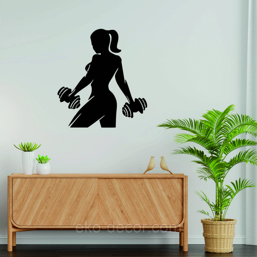 Декоративне настінне 3D Панно «Бодібілдінг» Декор на стіну з об'ємом 90*81 см, Чорний Київ - фото 5