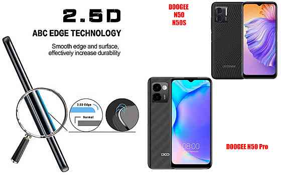 Защитное стекло ArmorGlass для DOOGEE N50, N50S, N50 Pro – устойчивое к царапинам и ударам Киев