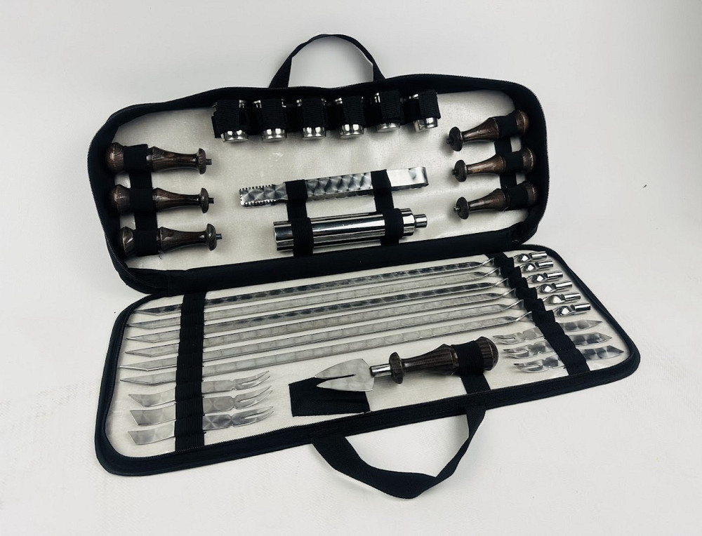 Подарунковий набір шампурів у чохлі Подарунковий набір шампурів ПЛАНШЕТ HAPPY DAYS Тернопіль - фото 1