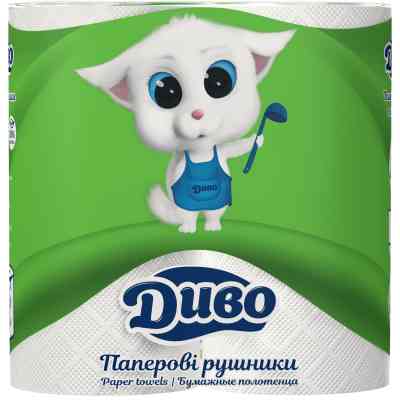 Паперові рушники Диво 2 шари 2 рулони (4820003831885) Вінниця