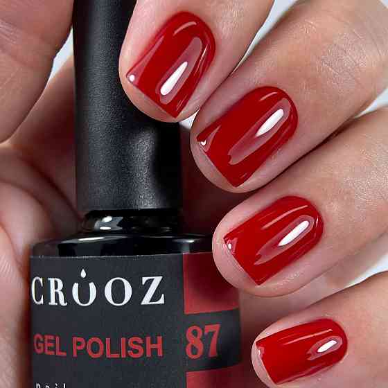 Гель-лак Crooz 87 (винно-червоний) 8мл Херсон