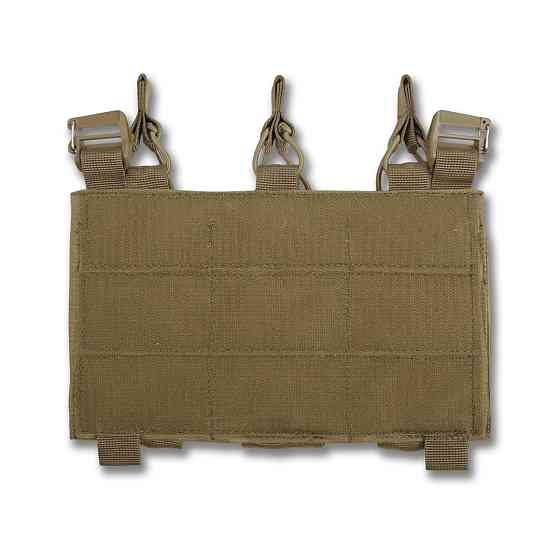 Зʼємна передня панель до плитоноски з підсумками під 3 магазини койот Київ