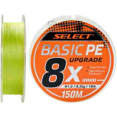 Шнур Select Basic PE 8x 150m Light Green 1.5/0.18mm 22lb/10kg (1870.31.41) Вінниця