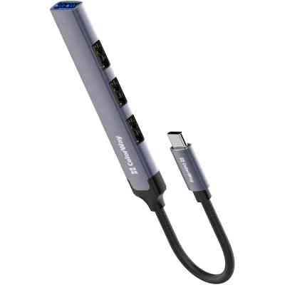 Концентратор ColorWay USB-C 4-в-1 USB2.0х3/USB3.0 (CW-HUB04) Винница