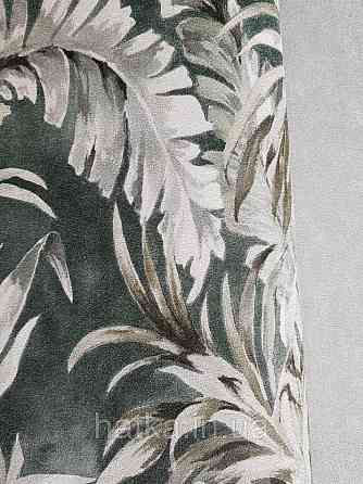 Шпалери флізелінові еко Decoprint Essentials EE22531 листя пальми банана папороть зелені білі сірі Київ