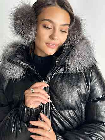 Наушники меховые женские из блюфроста Серый Харьков