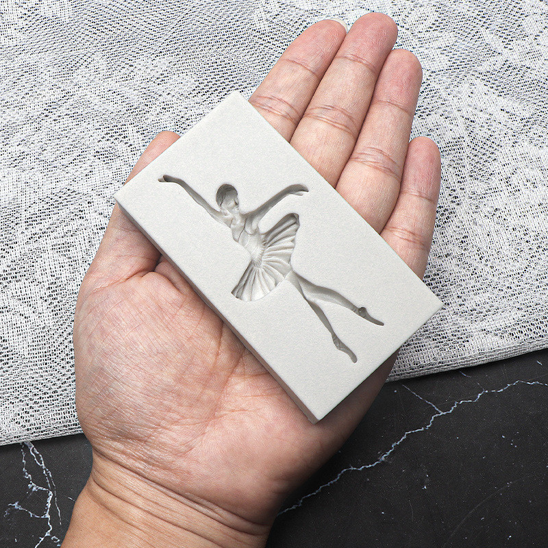 Молд кондитерский Балерина 46 на 83 мм серый Киев - изображение 6