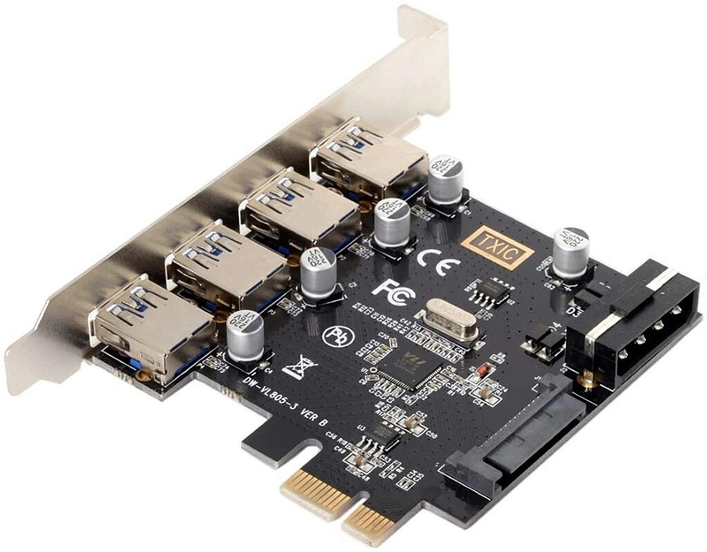 Контролер/плата розширення PCI Express на 4 порти USB 3.0 DW-VL805-3 VER B Луцьк - фото 3